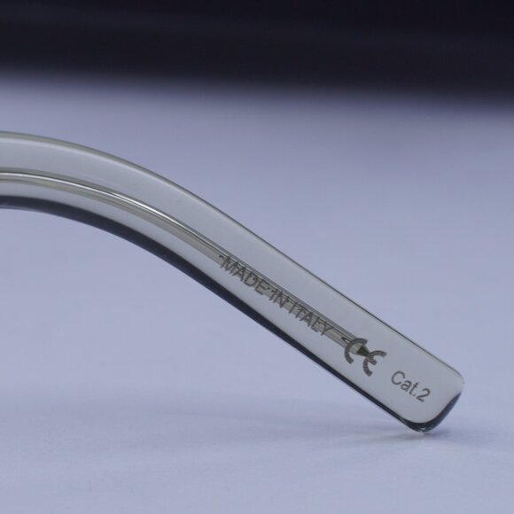 Saint Laurent SL461 BETTY 015 Rectangle Sunglasses - Transparent Green/Green - Picture 8 of 12